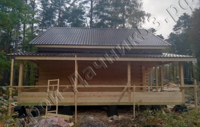 2 Брусовой дом П-19 11×9, 180 м², Ленинградская область, Выборгский район, Посёлок Краснофлотское (5)